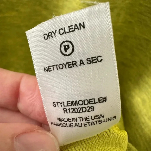 Robert Rodriguez Green/Yellow Cotton Bodycon Midi Dress - Picture 6 of 6